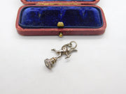 Sterling Silver Eros the Archer Statue Charm Pendant Vintage c1970