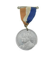King George V White Metal Westminster Coronation Medal Antique 1911