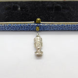 Sterling Silver Egyptian Pharaoh Charm Pendant Vintage c1970