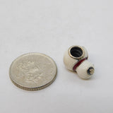 Sterling Silver Snowman Charm Pendant Vintage c1970s