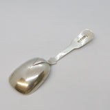 Victorian Sterling Silver Chicken Crest Tea Caddy Spoon Antique 1849 Birmingham