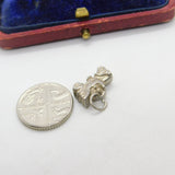 Sterling Silver Old Fashioned Car Charm Pendant Vintage c1970
