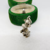 Sterling Silver Poodle Charm Pendant Vintage c1970