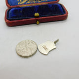 Sterling Silver and Enamel Bala Travel Shield Charm Pendant Vintage c1970