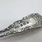 Edwardian Sterling Silver Little Miss Muffet Nursery Rhyme Spoon Antique 1905