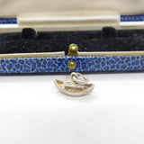 Sterling Silver Noah's Arc Ship Charm Pendant Vintage c1970