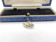 Sterling Silver Noah's Arc Ship Charm Pendant Vintage c1970