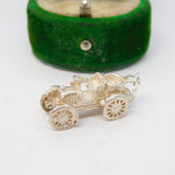 Sterling Silver Motor Car Charm Pendant Vintage c1970
