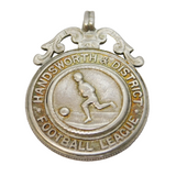 Sterling Silver Handsworth Football Fob Medal Antique 1939 Birmingham Deco