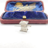 Sterling Silver Sedan Chair Charm Pendant Vintage c1970