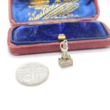 Sterling Silver Blackpool Tower Charm Pendant Vintage c1970