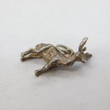 Sterling Silver Stag Deer Charm Pendant Vintage c1970s