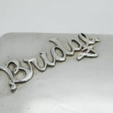 Sterling Silver Mounted Large Bridge Cards Box Antique 1928 Birmingham