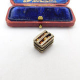 Sterling Silver 'Crate of California Sunshine' Orange Crate Charm or Pendant