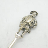 Victorian Silver Plated Henry VIII Cast Character Serving Spoon Antique c1890s