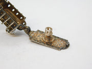 Sterling Silver Large Opening Church Charm Pendant Vintage c1970s