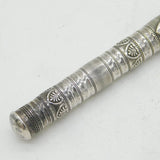 19th Century Dutch Sterling Silver Needle Case Etui Antique c1830s