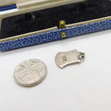 Sterling Silver & Enamel Teignmouth Shield Charm Pendant Vintage c1970