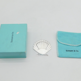 Boxed Tiffany & Co. Sterling Silver Seashell Form Bookmark Vintage c1950