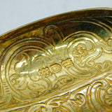 George V Sterling Silver Anointing Spoon & Coin Coronation Box Set Antique 1911