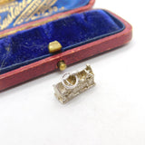 Sterling Silver Country Cottage Charm Pendant Vintage c1970