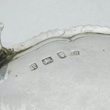 George III Sterling Silver Salver Tray Antique 1771 London, Ebenezer Coker