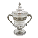 Edwardian Sterling Silver Greyhound Trophy Cup 'Corrie Cup' Antique London