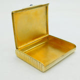 Henrik Wigström Fabergé Russian Silver Gilt & Cabochon Cigarette Case Antique