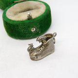 Sterling Silver Mice in the Shoe Charm Pendant Vintage c1970