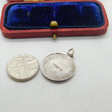 Sterling Silver St Christopher Charm Pendant Vintage c1970