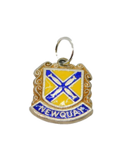 Sterling Silver & Enamel Newquay Souvenir Travel Charm Pendant Vintage c1970