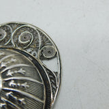 George III Sterling Silver Jockey Cap Tea Caddy Spoon Antique 1798 Birmingham