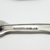 Scottish Sterling Silver Celtic Pattern Bar Brooch Antique c1930 Art Deco