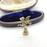 Sterling Silver Eros the Winged Archer Charm Pendant Vintage c1970