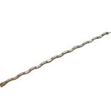 Sterling Silver Mother of Pearl Wave Pattern Link Bracelet Vintage c1970