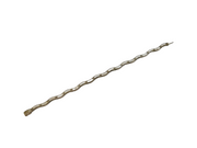 Sterling Silver Mother of Pearl Wave Pattern Link Bracelet Vintage c1970