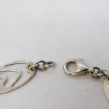Sterling Silver Pierced Pattern Panel Bracelet Vintage c1970 18cm Length