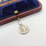 Sterling Silver St Christopher Travel Charm Pendant Vintage c1970