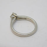 .950 Platinum & 0.25ct Brilliant Cut Diamond Solitaire Ring Vintage London