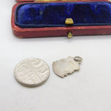 Sterling Silver and Coloured Enamel Travel Shield 'Glasgow' Charm Vintage c1970