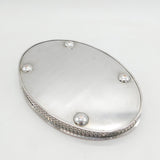 20th Century 'Silver on Copper' Roehampton Club Serving Tray Antique c1920