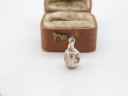 Sterling Silver Whisky Dimple Bottle Charm Pendant Vintage c1970