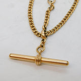 Victorian Rolled Gold Double Albert Watch Chain Antique c1880s