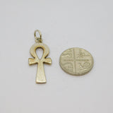 Sterling Silver Egyptian Ankh Pendant Vintage c1970s