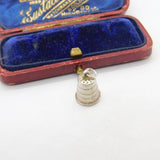 Sterling Silver Thimble Charm Pendant Vintage c1970