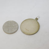 Sterling Silver St Christopher Charm Pendant Vintage c1970