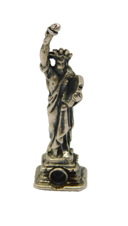 Sterling Silver Statue Of Liberty Charm Pendant Vintage c1970