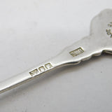 Irish Sterling Silver Shamrock Terminal Souvenir Spoon Vintage 1965 Dublin