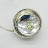 George II Sterling Silver Shilling Coin Set Toddy Ladle Antique c1750s