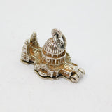 Sterling Silver Opening St Pauls Cathedral Charm Pendant Vintage c1970